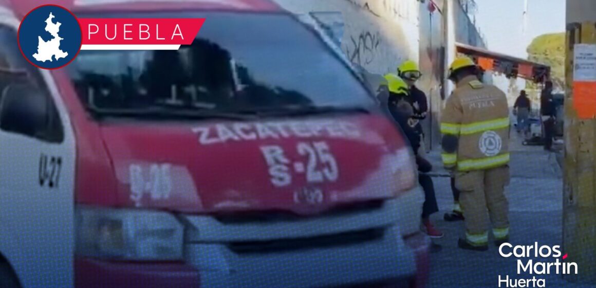 Unidad de la Ruta S25 se pasa un tope y lesiona a abuelito en la 4 Poniente