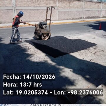 Agua de Puebla concluye rehabilitación del drenaje y repavimentación en la avenida Cúmulo de Virgo
