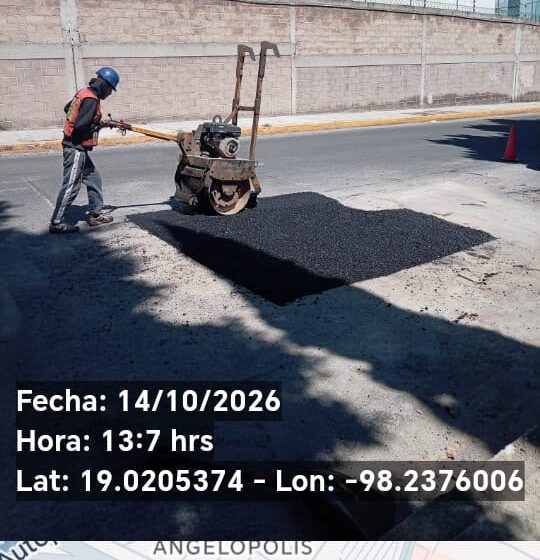 WhatsApp Image 2026-10-14 at 6.20.09 PM Agua de Puebla concluye rehabilitación del drenaje y repavimentación en la avenida Cúmulo de Virgo