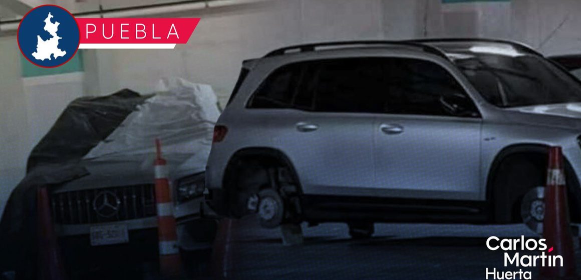 Roban cuatro llantas a Mercedes-Benz en estacionamiento de Torres Médicas