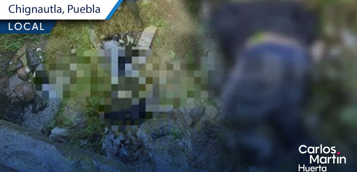 Localizan a hombre sin vida en canal de desagüe pluvial en Chignautla