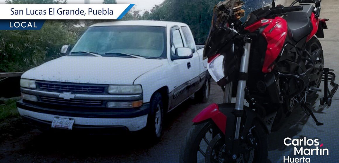 Aprovechan fiesta patronal en San Lucas El Grande para robar 3 vehículos y 1 moto