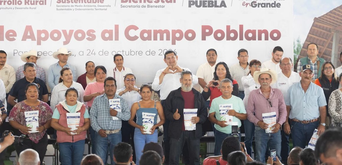 Armenta invierte 30 mdp en el campo de Pantepec y activa Obra Comunitaria