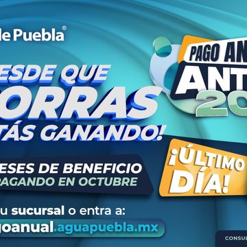 Este 31 de octubre termina la promoción de 2 meses de beneficio con tu Pago Anual Anticipado 2027