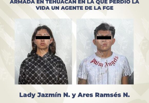Detienen a dos personas tras agresión armada en Tehuacán: muere agente de la FGE de Puebla