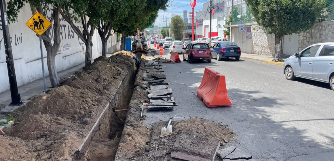 Agua de Puebla renueva la red de agua potable en la 25 Sur en beneficio de 4,700 habitantes