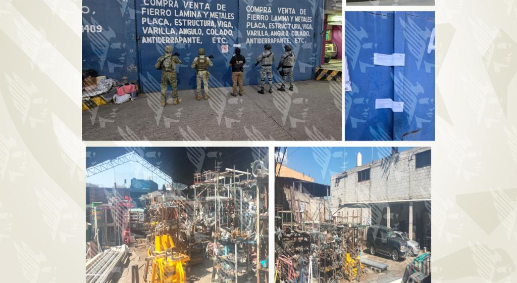 cable Catean inmueble en Puebla y aseguran 7 kilos de cable robado a Telmex